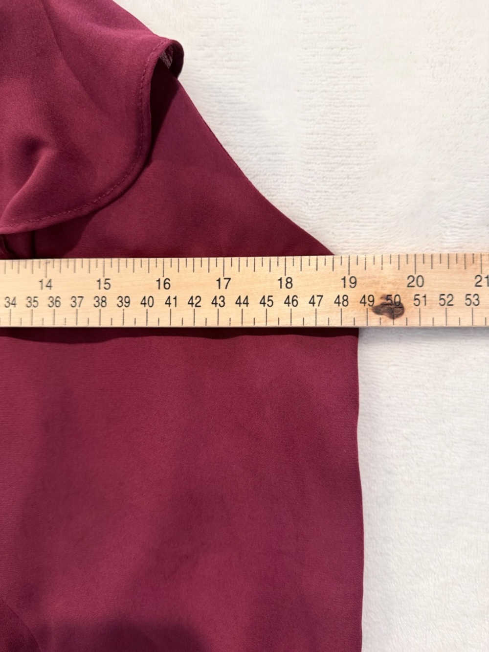 Cake Burgundy Ruffle Tank Top Size L Flowy Layered Cami Boho Feminine - Picture 7 of 8